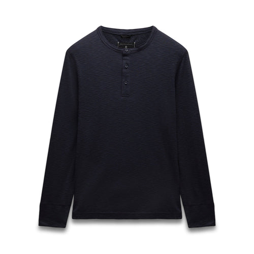 1X1 Slub Slim Henley J6