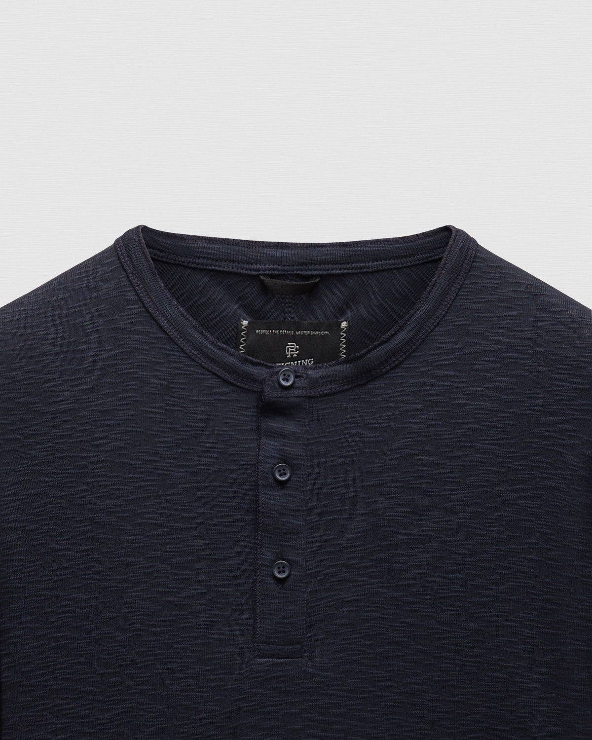 1X1 Slub Slim Henley J6