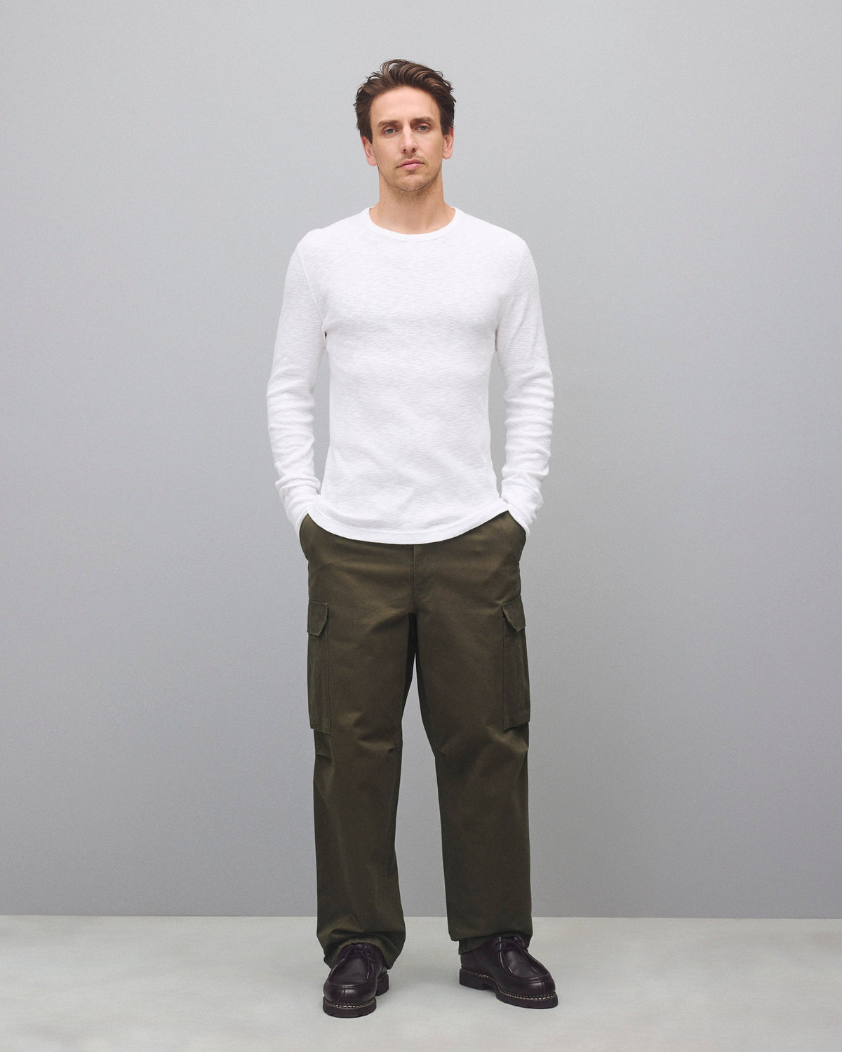 1x1 Slub Slim Long Sleeve T0