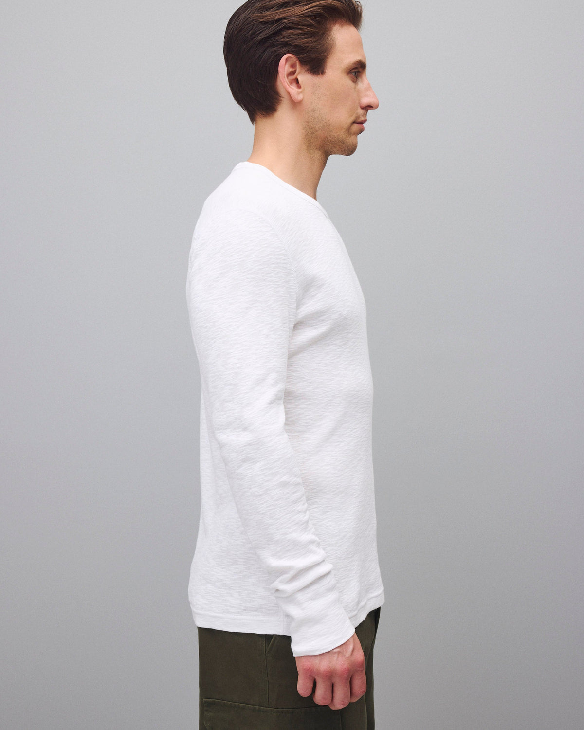 1x1 Slub Slim Long Sleeve T0